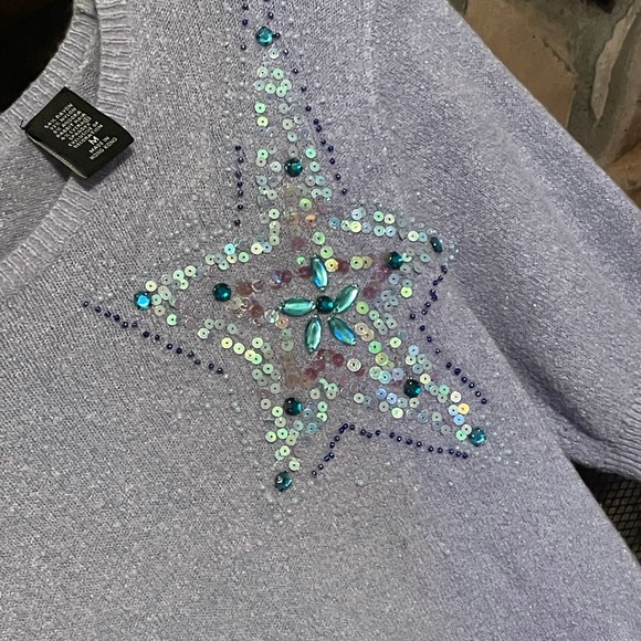 ⭐️RARE Y2K Vintage Moda International Victoria’s Secret Fitted Sweater - Picture 9 of 16